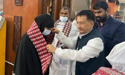 सञ्चारमन्त्री कार्कीले मक्का-मदिना हजयात्रीको  गरे बिदाइ (तस्बिरसहित)