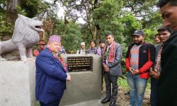 डोटी पुगेर मन्त्री आलेले गरे प्रसिद्ध शक्तिपीठ बडिकेदारको पदमार्ग शिलान्यास (तस्बिरसहित)