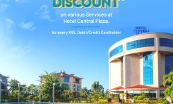 कोहलपुर स्थित होटेल सेन्ट्रल प्लाजामा कुमारी बैंकका ग्राहकलाई १५ प्रतिशतसम्मकाे छुट