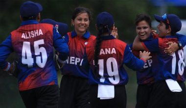 थाइल्यान्डले नेपाललाई दियो ९० रनको लक्ष्य