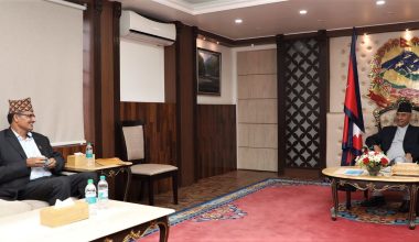 प्रधानमन्त्री र सभामुखबीच भेटवार्ता, विचाराधीन विधेयक र उपसभामुख चयनबारे छलफल