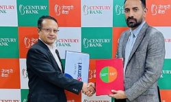 सेञ्चुरी कमर्सियल बैंक र स्मार्टच्वाइसबीच डिजिटल भुक्तानी गर्ने  सम्झौता