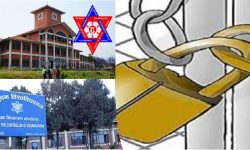 त्रिविमा तालाबन्दी गर्ने र तोड्ने प्रतिस्पर्धा, १३२ दिन देखिको ताला अझै खुलेन