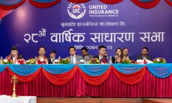 यूनाइटेड इन्स्योरेन्स कम्पनीको नाफा ५८ प्रतिशतले बढ्याे