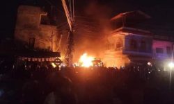 अलकत्रा बोकेको ट्यांकरमा आगलागी