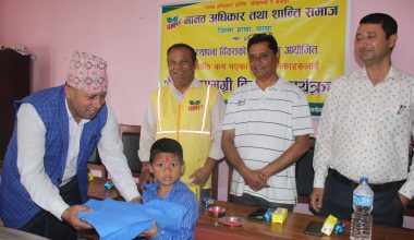 शान्ति समाज स्थापना दिवसमा ३० जिल्लामा के-के गरियो ?