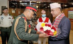 प्रधानसेनापति शर्मा लेबनान प्रस्थान