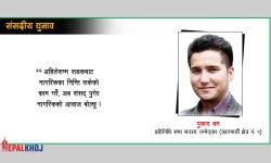 काठमाडौं क्षेत्र नं १ मा पुकार बमले गरे उम्मेद्वारी घोषणा