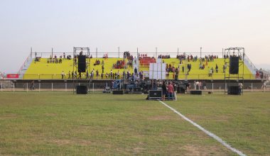 बेनीको खुलामञ्चमा ‘मिनी रंगशाला’ बनाउने योजना अलपत्र