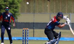 नेपाल र अमेरिकाबीचको खेल बराबरीमा सकियाे