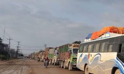 वर्षाले भोजपुरका पाँच स्थानीय तहको यातायात अवरुद्ध