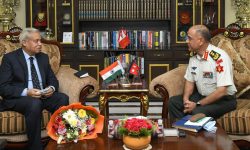 प्रधानसेनापति र भारतीय राजदूतबीच भेट