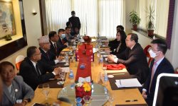 ‘लिउसँगकाे भेटमा दुई देशबीचकाे सम्बन्धलाई बलियो बनाउने विषयमा छलफल भयाे’