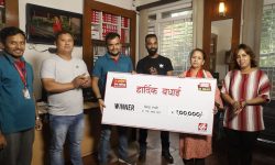 डिशहोमले बाँड्यो आफ्ना ग्राहकलाई दुई लाख