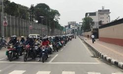 सडकमा लेन अनुशासन थप कडाइ गर्दै ट्राफिक