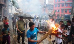 नेवार समुदायकाे राक्षस धपाउने गठेमंगल पर्व (फाेटाे फिचर)