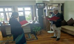 लुम्बिनी विकास बैंकका नवनियुक्त अध्यक्षद्वारा शपथ ग्रहण