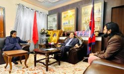 प्रचण्ड भेट्न खुमलटार पुगे राजेश हमाल