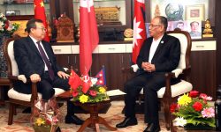 अध्यक्ष दाहालसँग लिउ जियानचाओको भेट