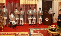 सात राजदूतले लिए पद तथा गोपनीयताको शपथ