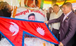 विश्वविख्यात आरोही तामाङको राष्ट्रिय सम्मानका साथ अन्त्येष्टि