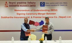 सिद्धार्थ र प्रिमियर इन्स्योरेन्सबीच मर्जर सम्झौता, स्वाप रेसियो १:१