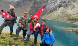 जुम्लाको गुठीचौरमा गोठालाले पत्ता लगाए आकाशे ताल, उजागर भने हुन सकेन