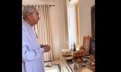 देउवाले यसरी मनाए कृष्ण जन्मजयन्ती !