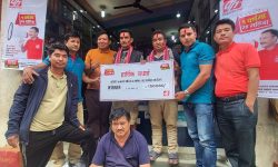 डिशहोममा १ वर्षको रिचार्ज गर्दा खड्का र घर्तीले जिते नगद एक लाख