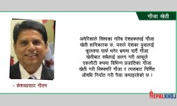 ‘गाँजा खेतीलाई वैधानिक गरे देशको अर्थतन्त्र बलियो बनाउन सकिन्छ’