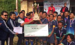 अन्तर संस्था कप फुटबलको उपाधि नेर्पा स्पोर्टस क्लबलाई