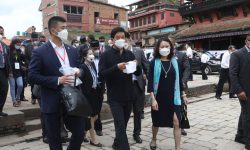 चिनियाँ अध्यक्ष लि द्वारा भक्तपुर दरबार अवलोकन (तस्बिरसहित)