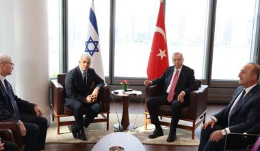 इजरायलका प्रधानमन्त्री र टर्कीका राष्ट्रपतिबीच दुर्लभ भेटवार्ता