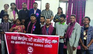 बाँके-काठमाडौं सम्पर्क समन्वय समितिमा दीपेन्द्र