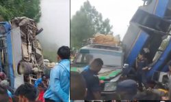 भीमफेदीमा बस दुर्घटना, ५ जनाको मृत्यु