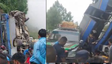 भीमफेदीमा बस दुर्घटना, ५ जनाको मृत्यु