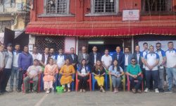 कामना सेवा विकास बैंकद्वारा मैतीदेवी मन्दिरलाई सरसफाई सामाग्री सहयोग