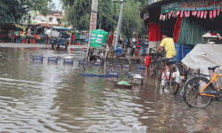 योजनाबद्ध रुपमा बनेको सहर नै डुबानमा