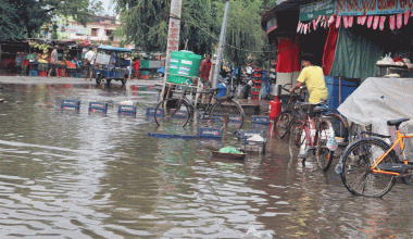 योजनाबद्ध रुपमा बनेको सहर नै डुबानमा