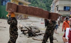 सामाजिक कार्यमा जुट्दै नेपाली सेना