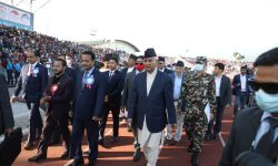 प्रधानमन्त्री देउवा नवौंँ राष्ट्रिय खेलकुद प्रतियोगिता सहभागी