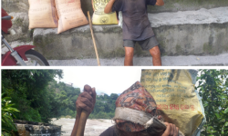 दसैंमा ७० वर्षीय साइँलाको बालुवामै संघर्ष