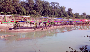 छठका लागि सिङ्गारिँदै मोहना घाट