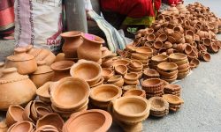 माटोका भाँडा किन्नेको भीड