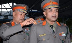 सशस्त्र प्रहरी महानिरीक्षक अर्यालबाट दज्र्यानी चिन्ह प्रदान