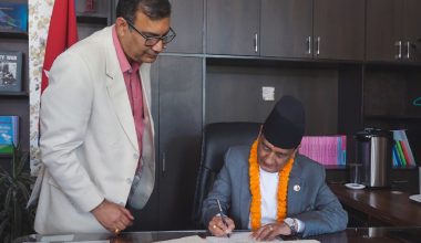 मन्त्री कार्कीद्वारा कानुन मन्त्रालयको पदभार ग्रहण