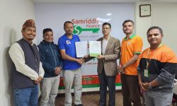 नेपाल बुद्धिचाल संघलाई समृद्धि फाइनान्सको साथ