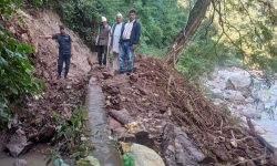 पहिरोले रामपुर नहर बन्द हुँदा धानबालीमा असर