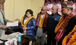 प्रधानमन्त्रीद्वारा डडेल्धुरामा उम्मेदवारी दर्ता