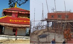 इच्छाकामना मन्दिर पुनः निर्माणको अन्तिम चरणमा